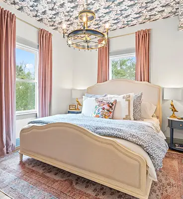 View of the Foreword bedroom