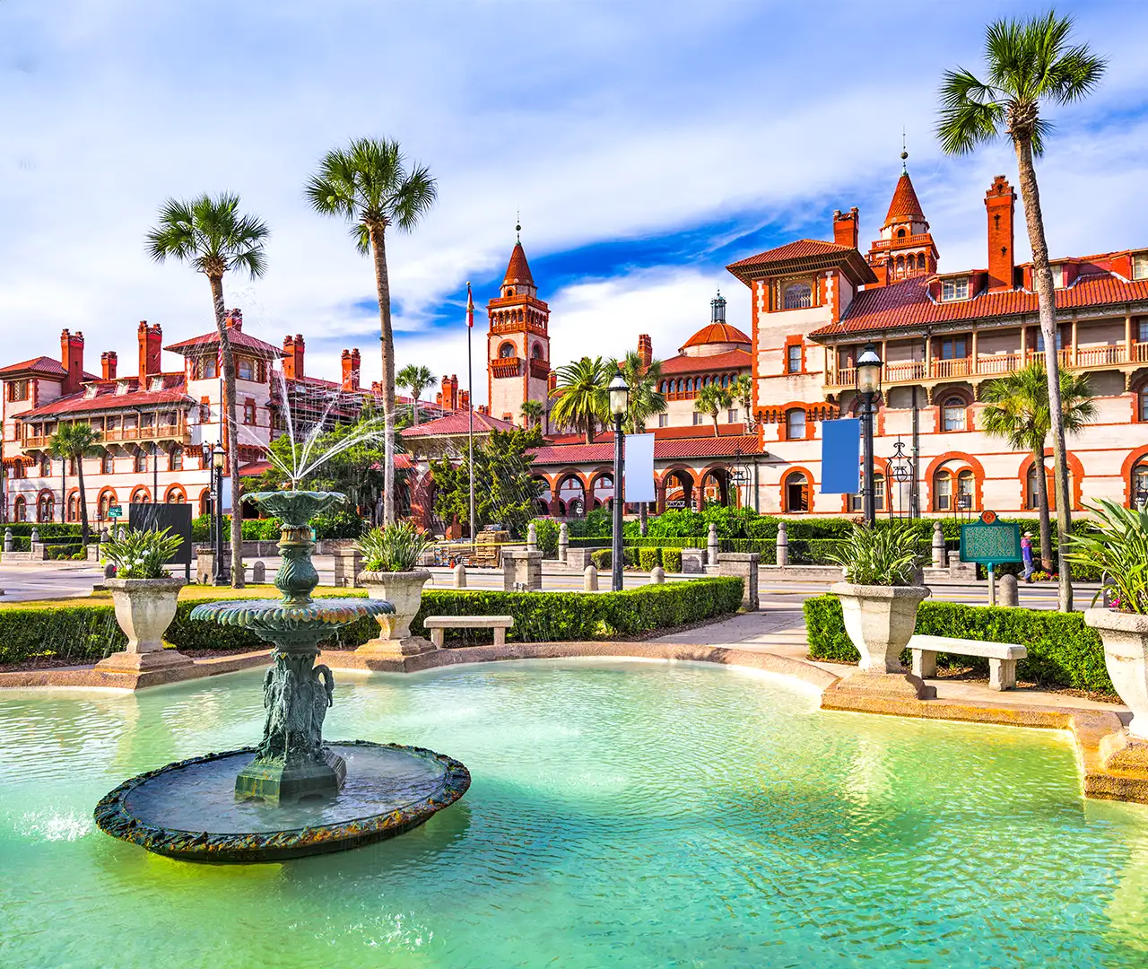 View of lightner museum in st. Augustine.