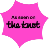 As seen on The Knot website logo